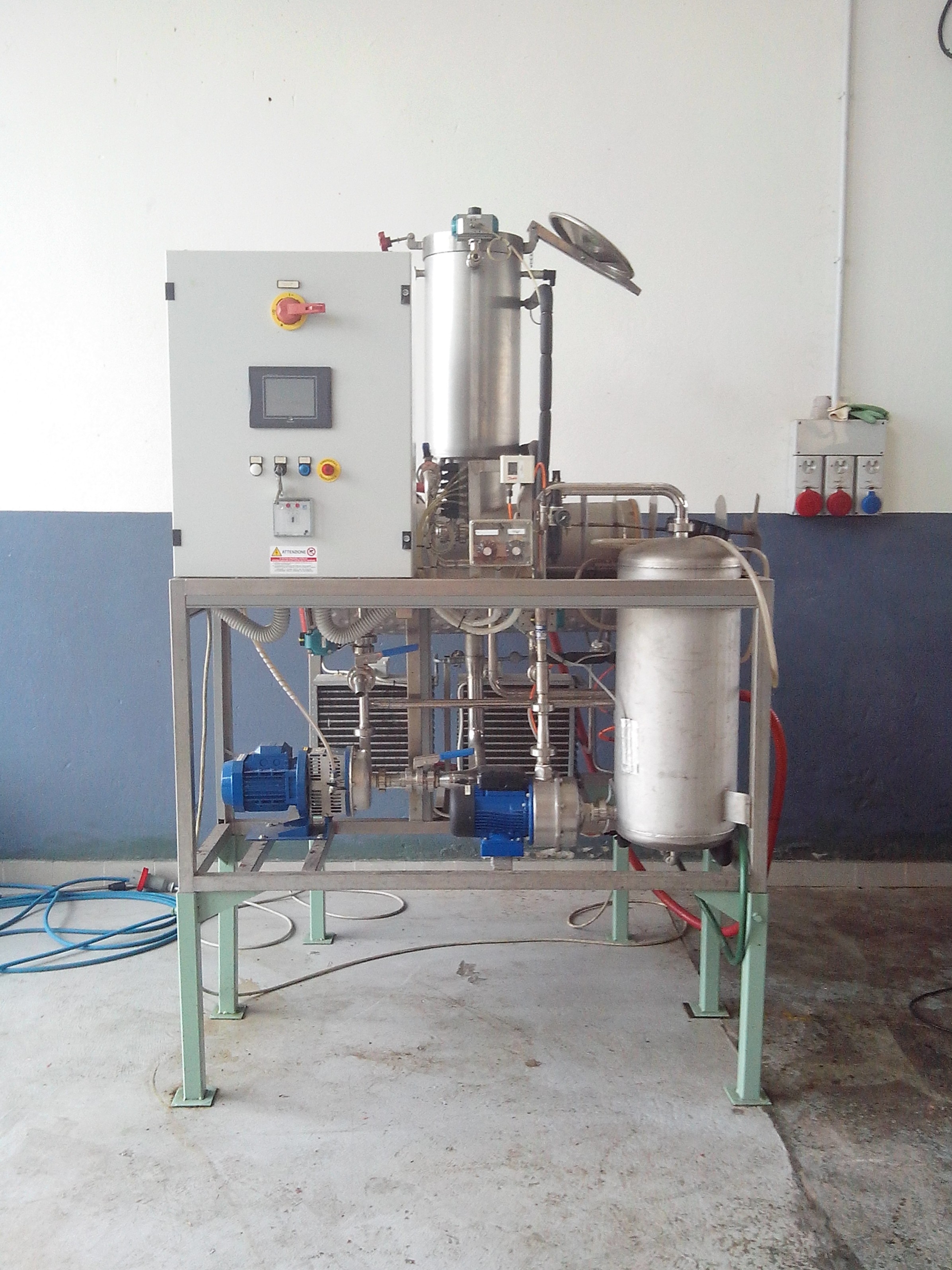 Concentratore per lotti sperimentali
